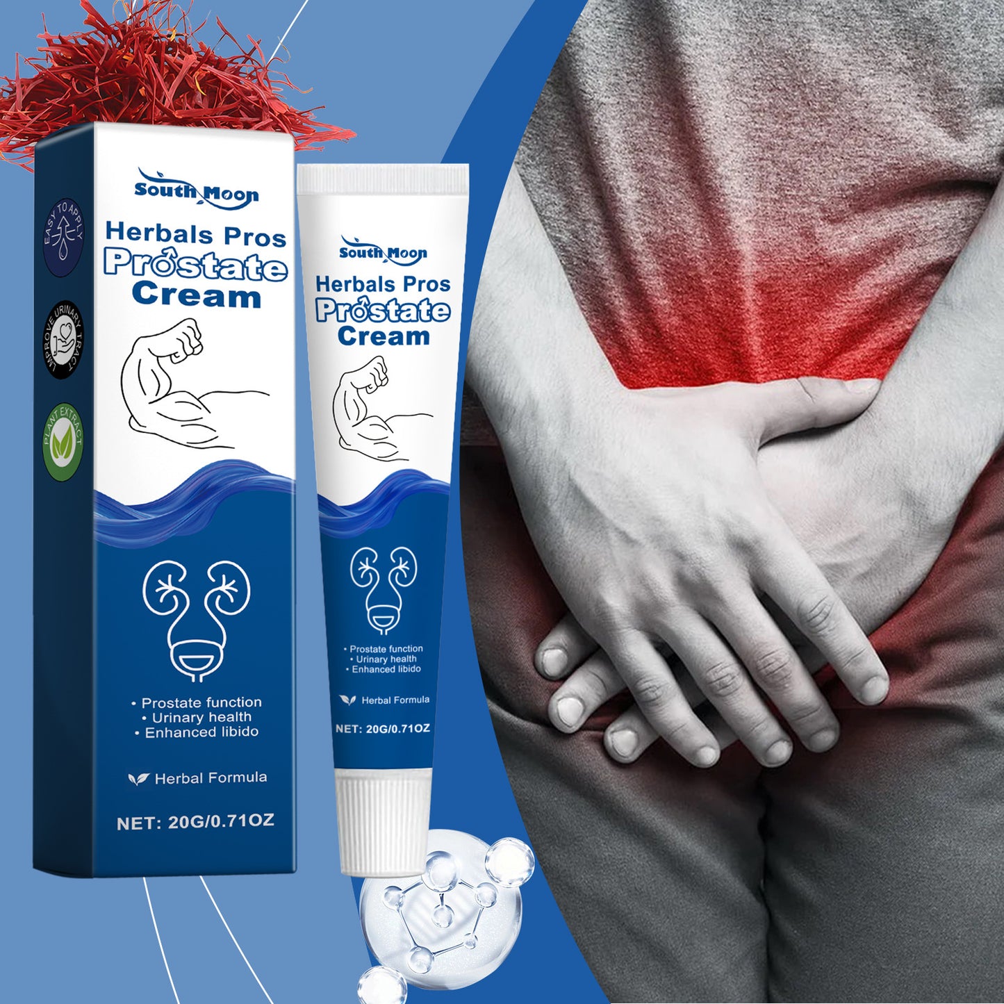 Prostate Cream for Men – Daily Support for Hormonal Balance & Vitality